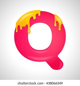 Colorful letter Q logo design template. Stylish vector icon