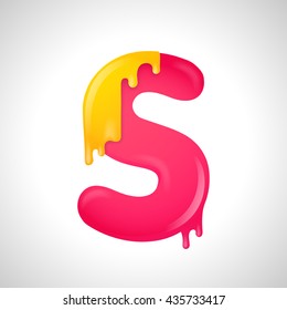 Colorful letter S logo design template. Stylish vector icon