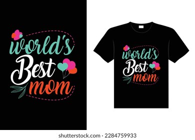 Colorful lettering mothers Day quote Happy mom shirt vector typography mommy loves t-shirt design