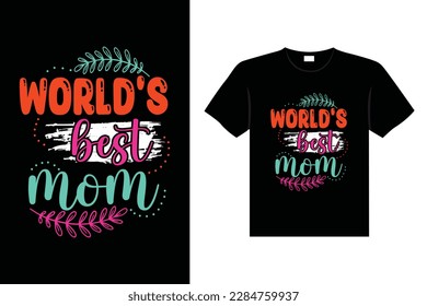 Colorful lettering mothers Day quote Happy mom shirt vector typography mommy loves t-shirt design