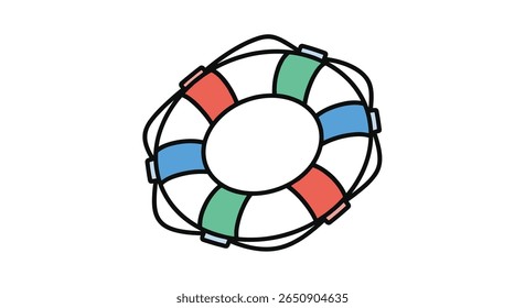 Equipamento de segurança colorida do anel da boia da vida para atividades da água e segurança da piscina