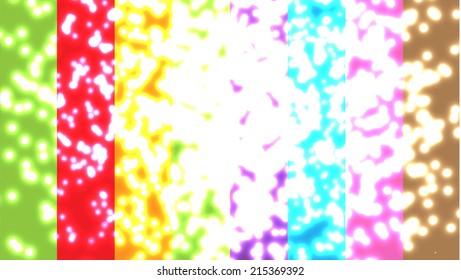 colorful Light Abstract Technology background for website and graphic. Festive Christmas background. Elegant abstract background with bokeh defocused lights and stars, text box.