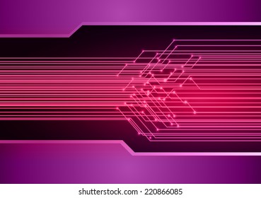 colorful Light Abstract Technology background for computer graphic website and internet, circuit board. 