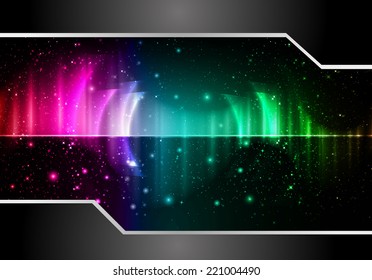 colorful Light Abstract Technology background for computer graphic website and internet
