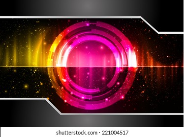 colorful Light Abstract Technology background for computer graphic website and internet