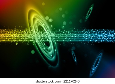 Colorful Light Abstract Technology background for computer graphic website and internet.