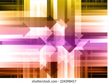 colorful Light Abstract Technology background for computer graphic website and internet, arrow