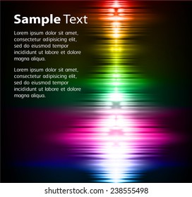 colorful Light Abstract Technology background for computer graphic website internet and business. text box. Brochure. card. sound wave. 