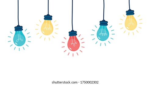 Hanging Lightbulb Images Stock Photos Vectors Shutterstock