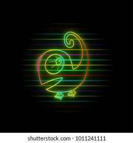 Colorful light chameleon
