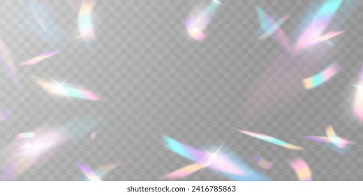 colorful light confetti background For decorating joyful festivals Vector illustration