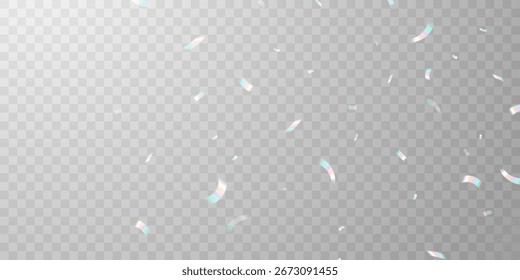 Efectos coloridos de luz y confeti, zigzag cayendo desde la parte superior del haz, Vector de remolino.