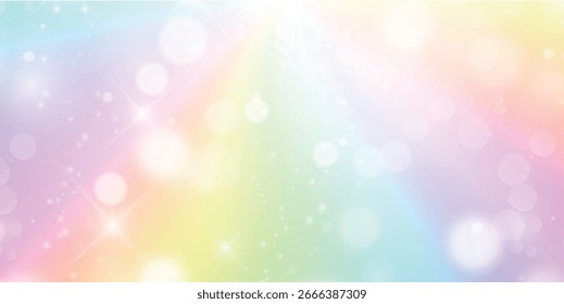 colorful light landscape spring background