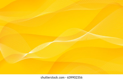Colorful light lines background with waves. Asymmetric lines. Abstract background for science presentations. Vector Illustration.
