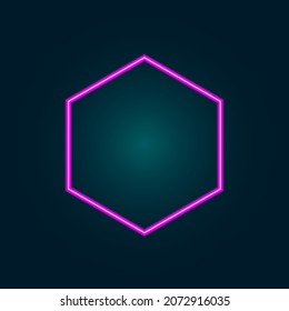 Colorful light objects on dark background.