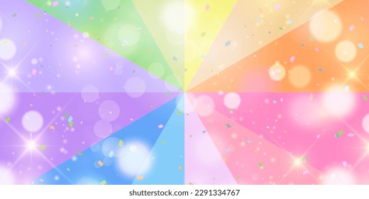 Colorful light sun pastel background