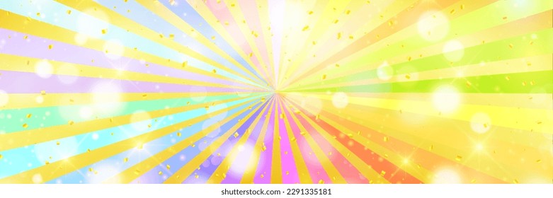 Colorful light sun pastel background