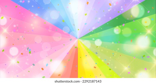 Colorful light sun pastel background