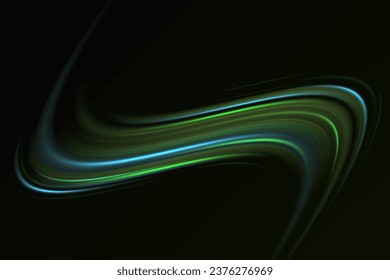 Viajes de luz coloridos, efecto de difuminación del movimiento de exposición prolongada. Moderno movimiento abstracto de alta velocidad. Resumen de líneas de luz de movimiento y velocidad con destellos de color púrpura. Luminosas vigas láser