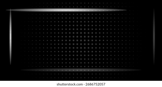Colorful light trails, long time exposure motion blur effect. Red and blue glowing neon lights lines. Red blue special effect, speed police line. Magic of moving fast lines. Vector Illustration
