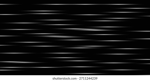 Colorful light trails, long time exposure motion blur effect. Red and blue glowing neon lights lines. Red blue special effect, speed police line. Magic of moving fast lines. Vector Illustration