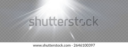 Colorful Light Trails, Long Time Exposure Motion Blur Effect. Vector Illustration.