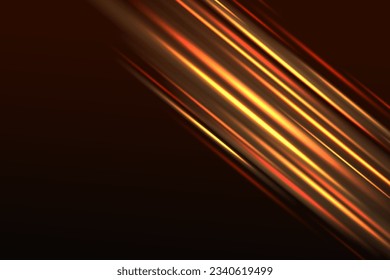 Viajes de luz coloridos con efecto de movimiento. Fondo de líneas brillantes de color neón, efecto de trazas de luz de alta velocidad.