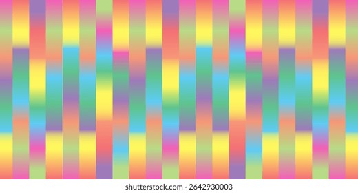 A colorful light wallpaper that is lit up and has a purple with squares pixel stye