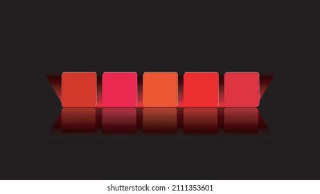 colorful lighting cubes abstract vector background design