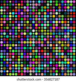colorful lighting dots background