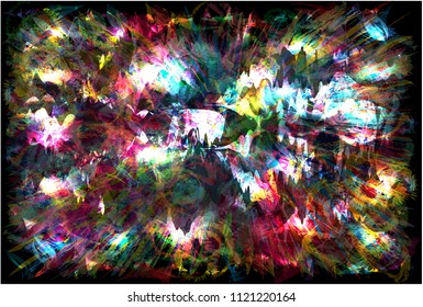Colorful lights background abstract - vector