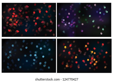 Colorful lights backgrounds.