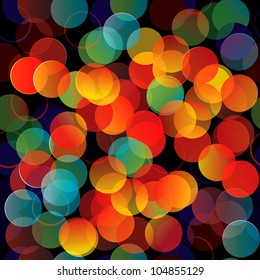 Colorful lights seamless background