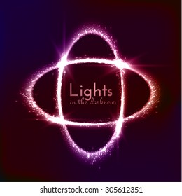 Colorful lights vector background. Vector eps10.