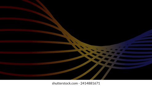 colorful line abstract vector background 