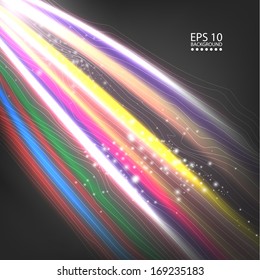 Colorful line background