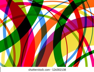 Colorful line background abstract illustration vector