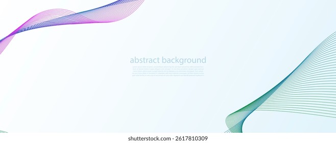 colorful line curve technology abstract technology innovation concept vector background and glowing light 