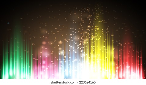 colorful line Light Abstract Technology background for computer graphic website internet and technology. bokeh lights. wave. 