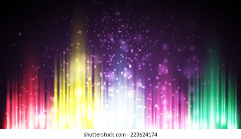 colorful line Light Abstract Technology background for computer graphic website internet and technology. bokeh lights. wave. 