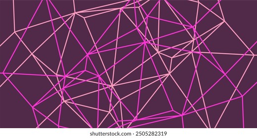 Colorful line poly art background, line poly art texture background