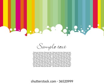 colorful line sample text, wallpaper