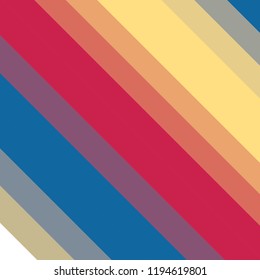 Colorful line and shape for wallpaper and background