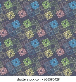 Colorful Line square seamless