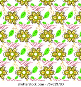 Colorful line vector background. Cheerful colors with fun stripes