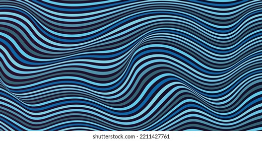 colorful line wave abstract background 