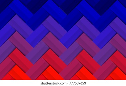 Colorful line weave abstract background