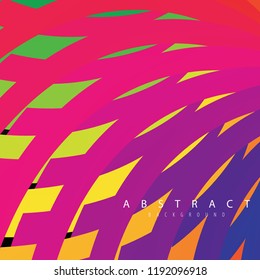 Colorful lines of abstract background