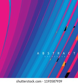 Colorful lines of abstract background
