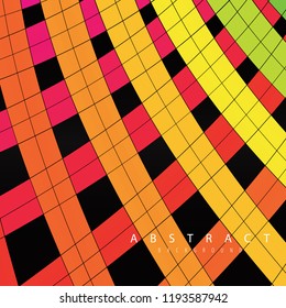 Colorful lines of abstract background